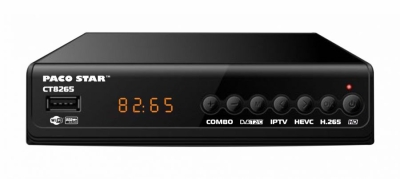 ПРИЕМНИК ЗА ЦИФРОВА ЕФИРНА КАБЕЛНА IP TV DVB T/T2/C CT8265