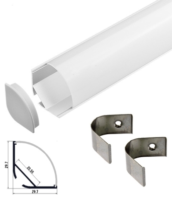 ПРОФИЛ ЗА LED ЛЕНТА ЪГЛОВ X-093