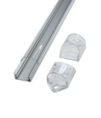 ПРОФИЛ ЗА LED ЛЕНТА X058 1M ПРОЗРАЧЕН