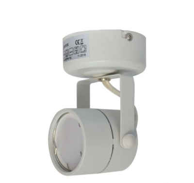 ПРОЖЕКТОР КОРПУС GU10 ЗА ТАВАН СТЕНА БЯЛ