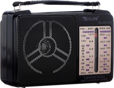 РАДИО FM/AM/SW 220V AC БАТЕРИИ RX-607