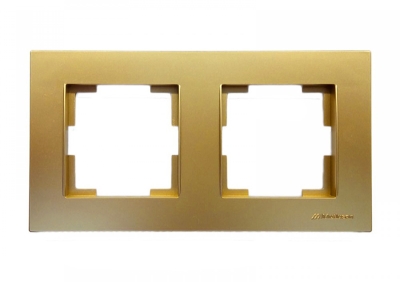 РАМКА 2 ХОРИЗОНТАЛНА MUTLUSAN ЗЛАТО