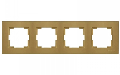 РАМКА 4 ХОРИЗОНТАЛНА MUTLUSAN ЗЛАТО