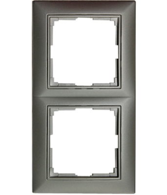 РАМКА ДВОЙНА СИВА