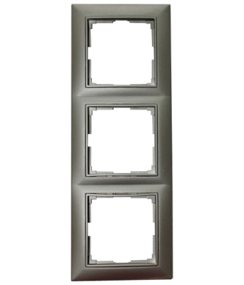 РАМКА ТРОЙНА СИВА