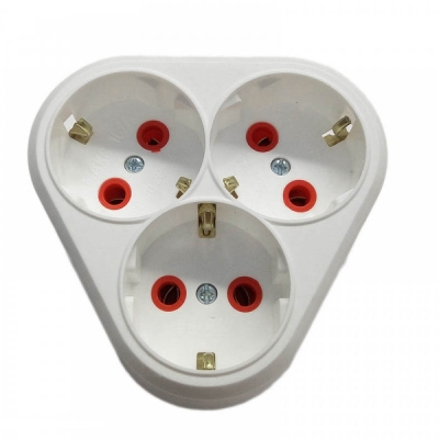 РАЗКЛОНИТЕЛ 220V 1-3 ГНЕЗДА ДЕТЕЛИНА MUTLUSAN