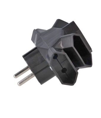 РАЗКЛОНИТЕЛ 220V С 5EU ГНЕЗДА ЧЕРЕН