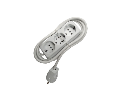 РАЗКЛОНИТЕЛ 3 ГНЕЗДА ПОЛИСТЕРОЛ БЯЛ 2М