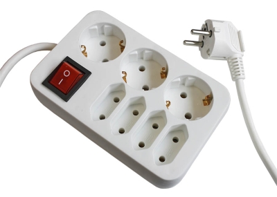 РАЗКЛОНИТЕЛ С КЛЮЧ - 7 ГНЕЗДА 1.8М