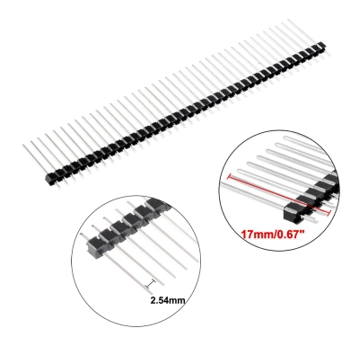 РЕЙКА 40 PIN 2.54MM МЪЖКА ЗА АРДУИНО
