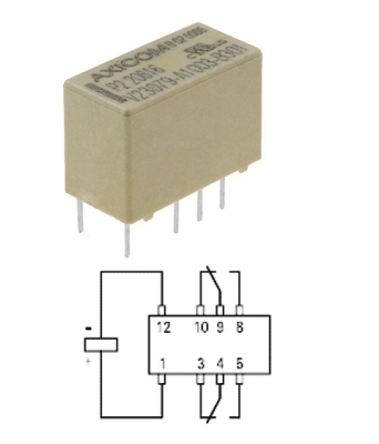 РЕЛЕ 12V/0.5A СИГНАЛНО ВИСОКООМНО