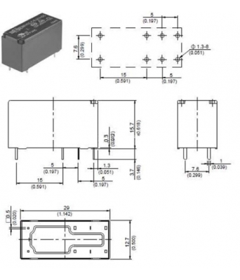 РЕЛЕ 12V/16A WJ114-1C