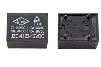 РЕЛЕ 12V/10A JZC-22F-12VDC