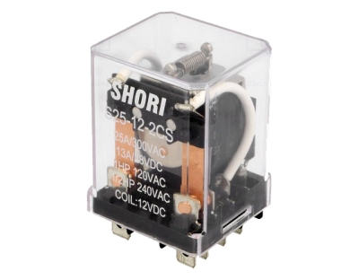 РЕЛЕ 12V DC 30A S25-12-2CS