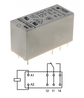 РЕЛЕ 24V/16A RM85-24VDC