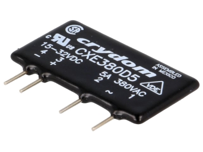 РЕЛЕ ПОЛУПРОВОДНИКОВО  15-32VDC  5A  CXE380D5
