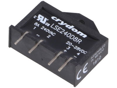 РЕЛЕ ПОЛУПРОВОДНИКОВО 20-28V DC 8A LSE240D8R