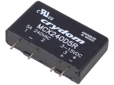 РЕЛЕ ПОЛУПРОВОДНИКОВО 3-15V DC 5A MCX240D5R