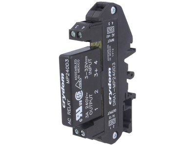 РЕЛЕ ПОЛУПРОВОДНИКОВО 3-32V DC 3A DRA1-MP240D3