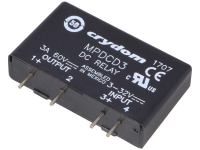 РЕЛЕ ПОЛУПРОВОДНИКОВО 3-32V DC 3A MPDCD3