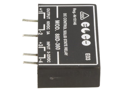 РЕЛЕ ПОЛУПРОВОДНИКОВО 3-32V DC 3A SSR88D-360