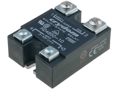 РЕЛЕ ПОЛУПРОВОДНИКОВО 3-32V DC 50A HD4850-10