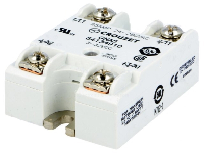 РЕЛЕ ПОЛУПРОВОДНИКОВО  3-32VDC  25A  CROUZET84134910