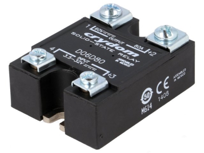 РЕЛЕ ПОЛУПРОВОДНИКОВО  3.5-32VDC  80A  D06D80