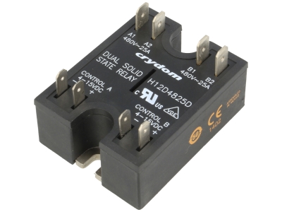 РЕЛЕ ПОЛУПРОВОДНИКОВО 4-15V DC 25A H12D4825D