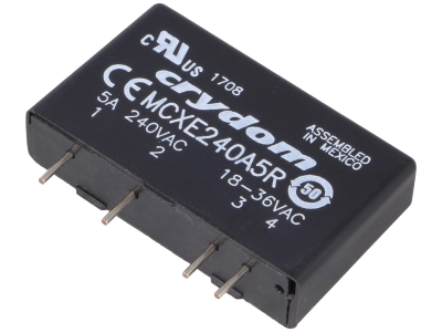РЕЛЕ ПОЛУПРОВОДНИКОВО 18-36V AC 5A MCXE240A5R