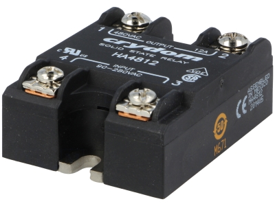 РЕЛЕ ПОЛУПРОВОДНИКОВО 90-280V AC 12A HA4812