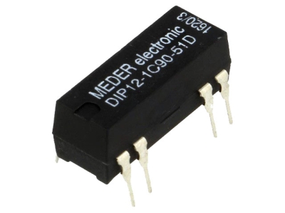 РЕЛЕ РИД 12V DC 0.5A DIP12-1C90-51D