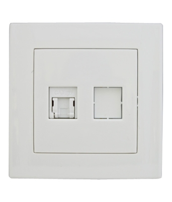 РОЗЕТКА LAN СЕЛВИЯ КРЕМ