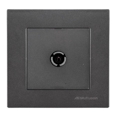 РОЗЕТКА TV MUTLUSAN ТЪМНО СИВА