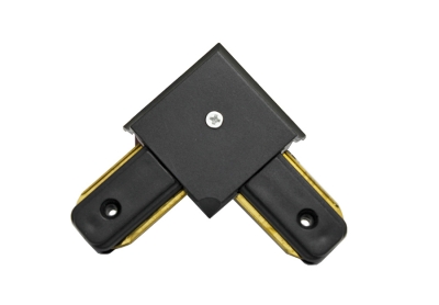 СЪЕДИНИТЕЛ ЪГЛОВ ЗА ШИНА МОНОФАЗНА ЧЕРЕН