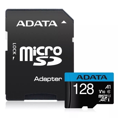MICRO SD КАРТА 128GB С АДАПТОР КЛАС 10