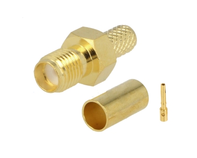 SMA женски за кримпване RG58