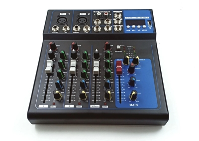 СМЕСИТЕЛ F4-USB MP3 4 КАНАЛА