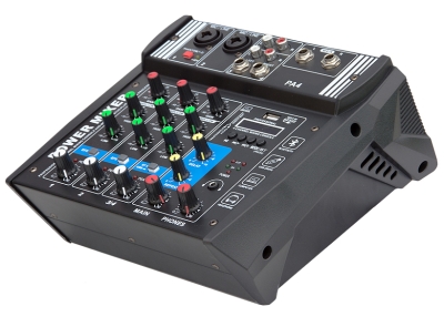 СМЕСИТЕЛ/МИКСЕР С УСИЛВАТЕЛ И БЛУТУТ PA-4