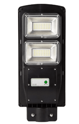 СОЛАРЕН LED ПРОЖЕКТОР 60W СЪС СЕНЗОР ЗА УЛИЧНО ФАСАДНО ОСВЕТЛЕНИЕ ЧЕРЕН