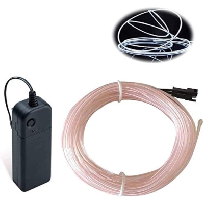 СВЕТОДИОДНА ЛЕНТА БЯЛА ЗА ИНТЕРИОРНО АМБИЕНТНО LED ОСВЕТЛЕНИЕ НА АВОМОМОБИЛ ИЛИ МЕБЕЛИ 3V 5М