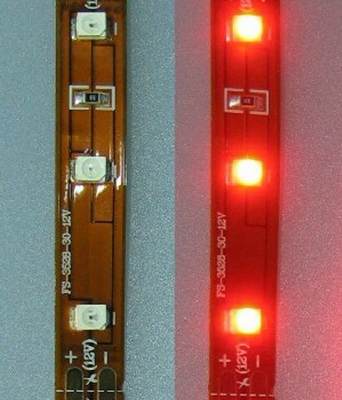 СВЕТОДИОДНА ЛЕНТА ЧЕРВЕНА FS3528-60R