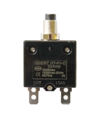 ЗАЩИТА МАКСИМАЛНО ТОКОВ ИЗКЛЮЧВАТЕЛ 50A ПРОМИШЛЕН