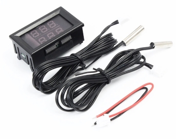 ТЕРМОМЕТЪР С ДВЕ ЗОНИ С ВЪНШНИ ДАТЧИЦИ