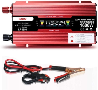 ТРАНСВЕРТЕР ИНВЕРТОР 1600W 12V/220V С ДИСПЛЕЙ
