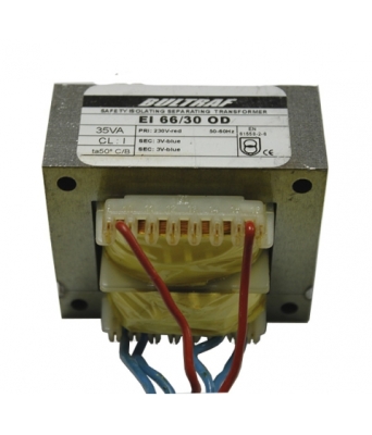 ТРАНСФОРМАТОР 2X3V 35V/A BULTRAF