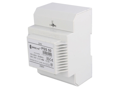 ТРАНСФОРМАТОР 24V 2.1A 50V/A ЗА ДИН ШИНА