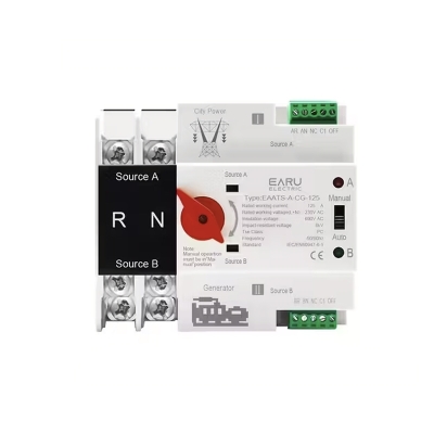 УМ ШАЛТЕР МОДУЛЕН ПРЕВКЛЮЧВАТЕЛ АВТОМАТИЧЕН ATS ЗА АГРЕГАТ АВАРИЙНО ЗАХРАНВАНЕ 2P 100A