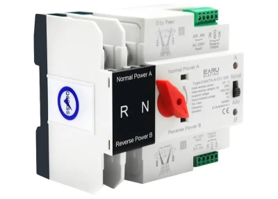 УМ ШАЛТЕР МОДУЛЕН ПРЕВКЛЮЧВАТЕЛ АВТОМАТИЧЕН ATS ЗА PV АВАРИЙНО ЗАХРАНВАНЕ 2P 100A