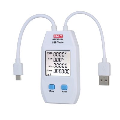 USB A/C ТЕСТЕР НА НАПРЕЖЕНИЕ, ТОК, КАПАЦИТЕТ UNI-T UT-658